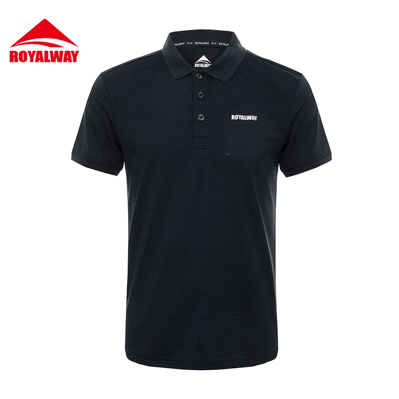 

ROYALWAY Camping Hiking Men Tees Polos Golf High Quality 2017 New Arrivals #RFEM2002Glianmeng