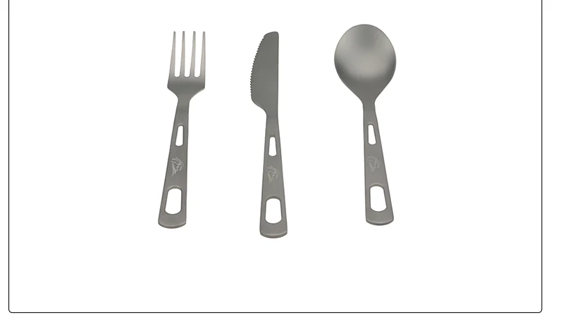 Jeebel titanium tableware all польский отдых на природе пикник посуда посуда туристических ложка вилка посуда туризм пикник набор туриста посуда для пикника все для кухни титановая посуда набор туристической посуды