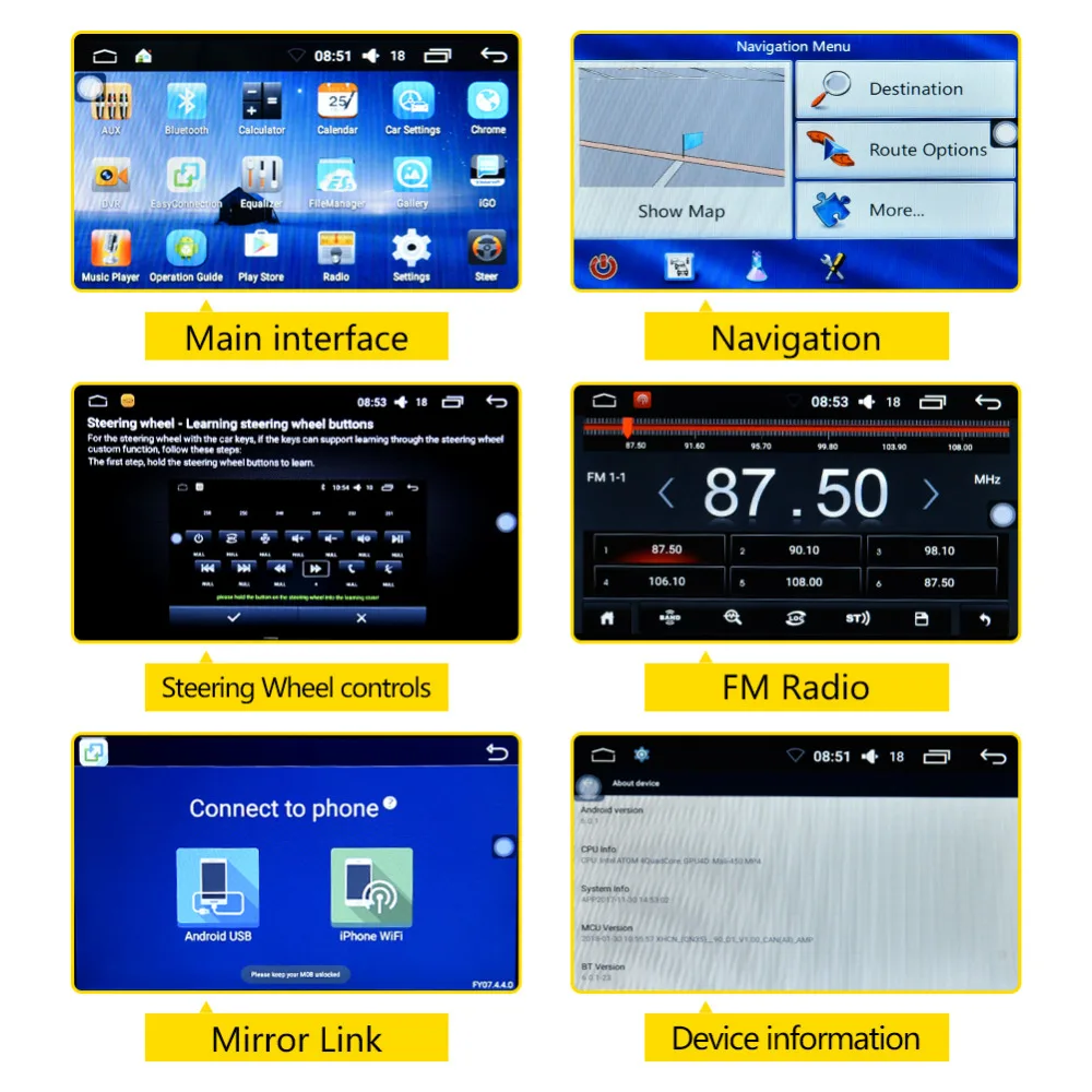 Top 9 inch Android 6.0 System Full HD Car 12V Player with GPS Navigaton Wifi Bluetooth USB 2 Din FM Radio For VW Multimedia Player 7 Top 9 inch Android 6.0 System Full HD Car 12V Player with GPS Navigaton Wifi Bluetooth USB 2 Din FM Radio For VW Multimedia Player 7