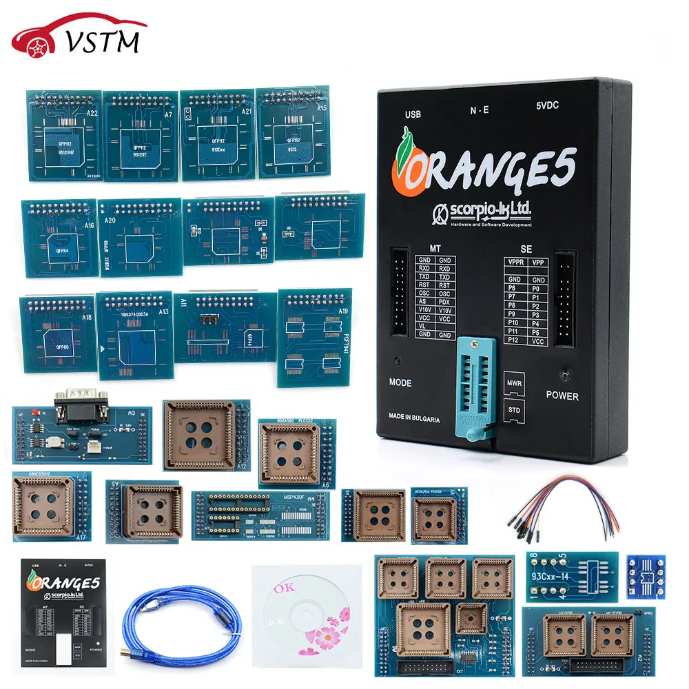 VSTM OEM Orange5 программист оранжевый 5 программист с полным адаптером программное обеспечение Программирование инструмент