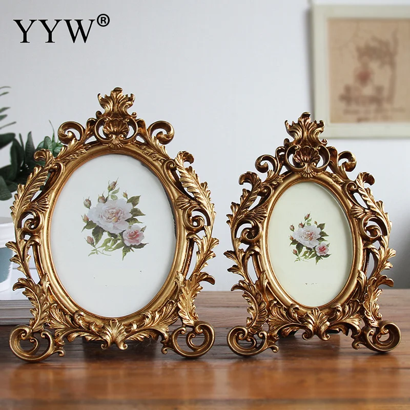 

Gold Photo Frame Retro Nordic Picture Frame Cadre Photo Frames For Pictures Photo Picture Holder For Portraits Framework Decor