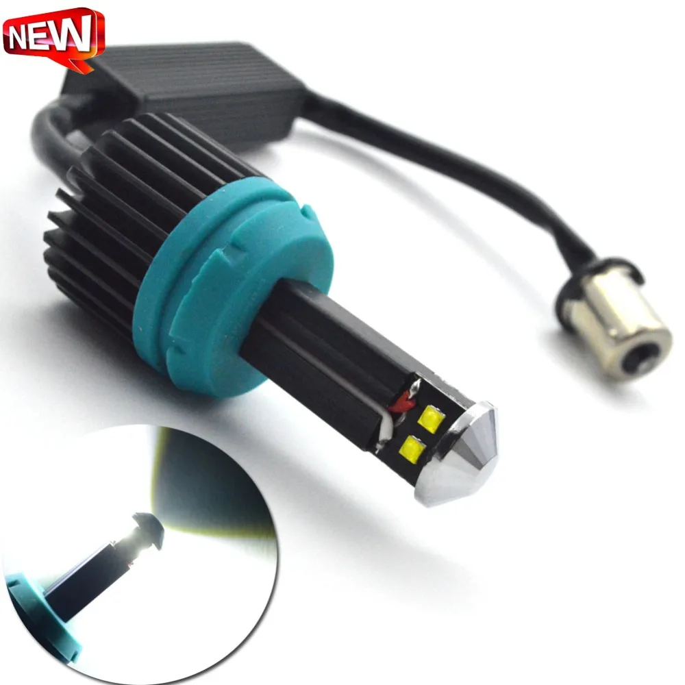 

Pair 20W 1156 P21W BA15S LED Canbus Error Free 1000LM XB-D 4SMD Lamp 1157 7443 T15 W16W Bulb Reverse Turn Signal Light