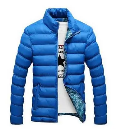Winter Jacket Men 2015 New Men’s Cotton Blend Zipper Mens Jacket And Coats Casual Thick Outwear For Men Plus Clothing Male 4XL
