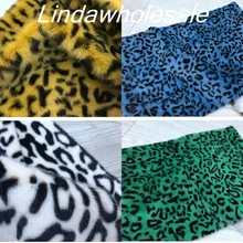 Плюшевая ткань с леопардовым принтом, декоративный коврик для интерьера, Фотографическая фоновая ткань, войлочная ткань, 160*45 см(полуярд)/шт