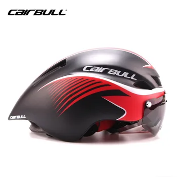 

CAIRBULL MTB Road Bicycle Helmet With Goggles Triathlon Cycling Helmet Integrally Molded Aerodynamic Bike Helmet Casco Ciclismo