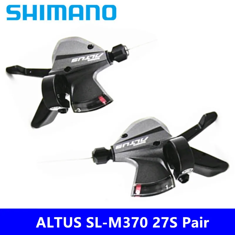 Абсолютно SHIMANO ALTUS SL-M370, горный велосипед, Раздельный палец, циферблат 3*9, скорость 370, палец, циферблат, левый, 27 скоростей