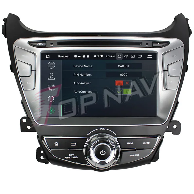 8 core 2g ram android  car radio gps For Hyundai Elantra 2014