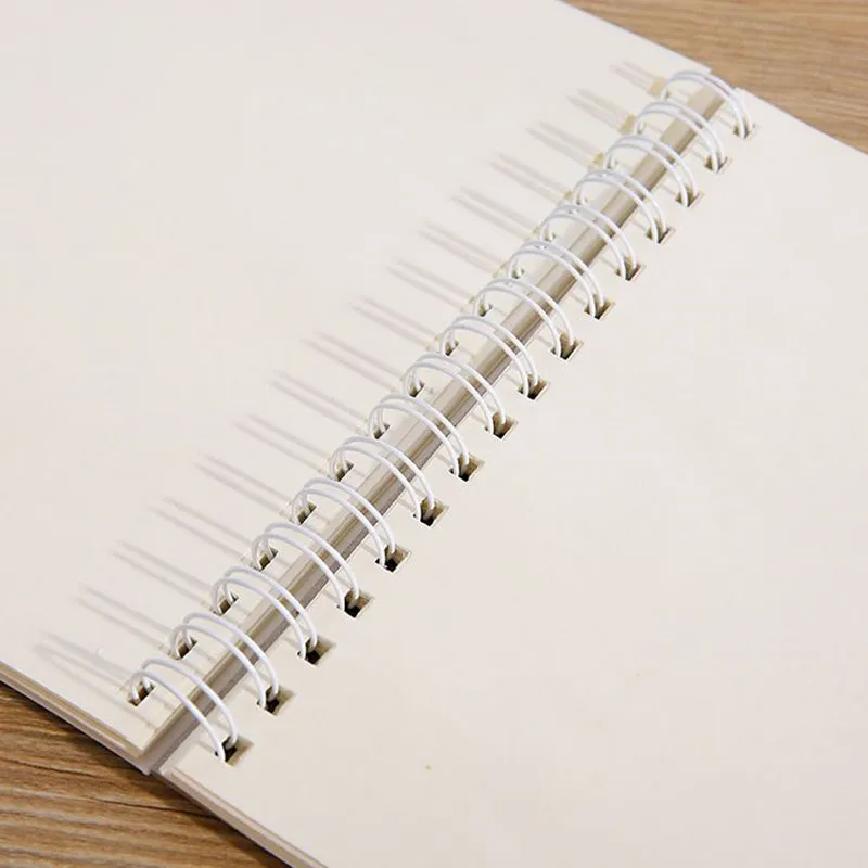Coloffice 1 шт. большой A4 граффити на повороте катушки Sketchbook 50 страниц тетрадь для упражнений белая бумага Блокнот школьный офис