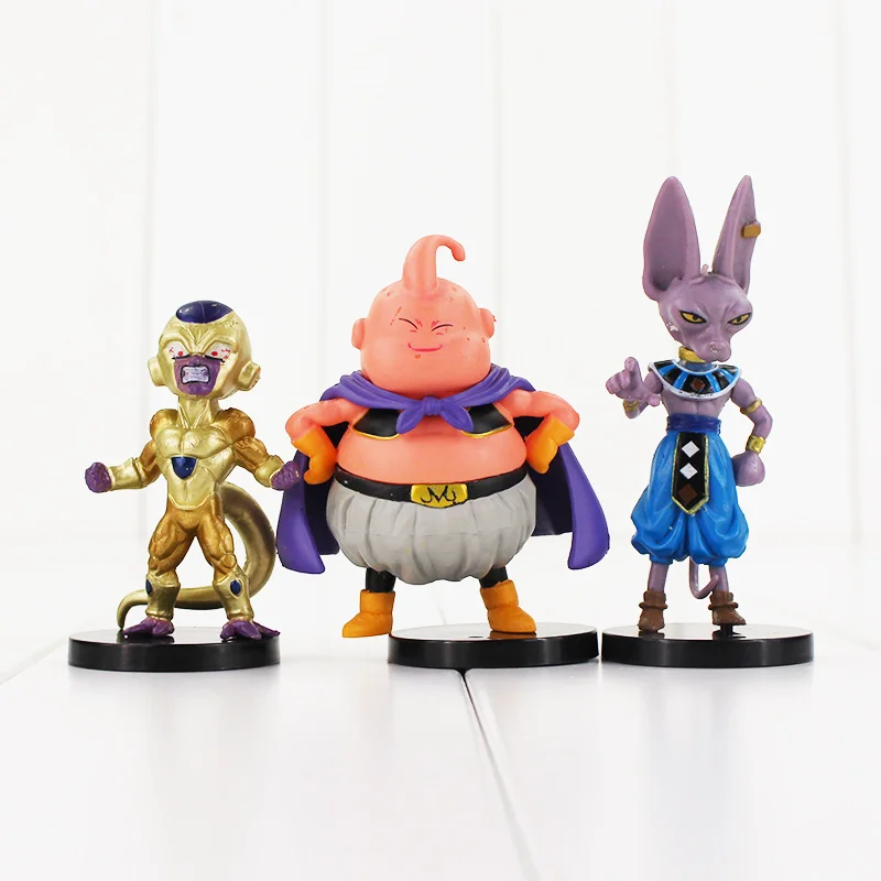 20 шт./лот Dragon Ball Z фигурка игрушка Гоку Вегета Супер Saiyan God Hercule Frieza Buu Beerus Whis аниме модель DBZ куклы