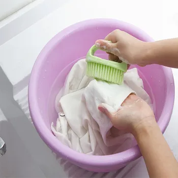 

Multi-Functional Cleaning Washing Flexible Scrub Brush Hand-Held Plastic Soft Hair Bathroom laundry Brush Kitchen Cleaning Tool