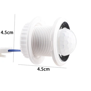 

New Adjustable Infrared Body Sensor Switch Motion Detector Light Bulb Switch Time Delay for Home Lighting LED Lamp