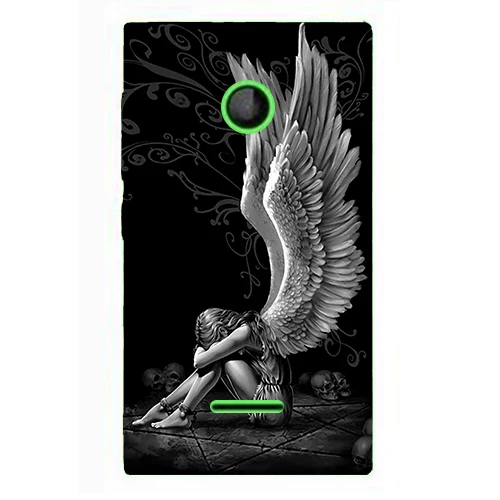 Оригинальный чехол для Microsoft Lumia 435 Dual SIM модный принт листья Прекрасный жесткий