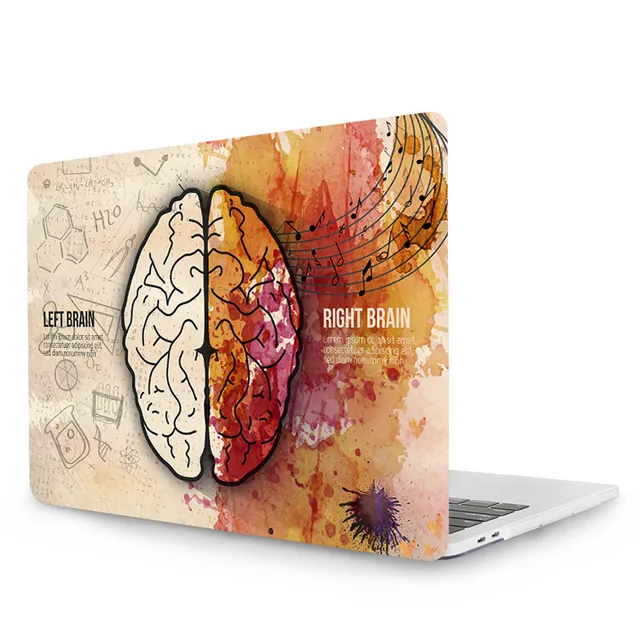 MTT Creative Left Brain Right Brain Cover Case For laptop Apple macbook ...