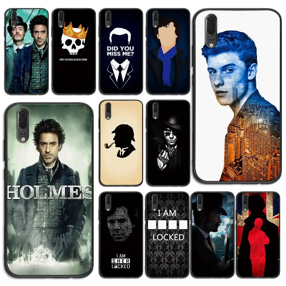 

Sherlock Holmes Sherlocked soft phone For huawei Honor 6A 7A 3GB Pro 7X 8X 8C 10 Lite Note 10 Back Cover case