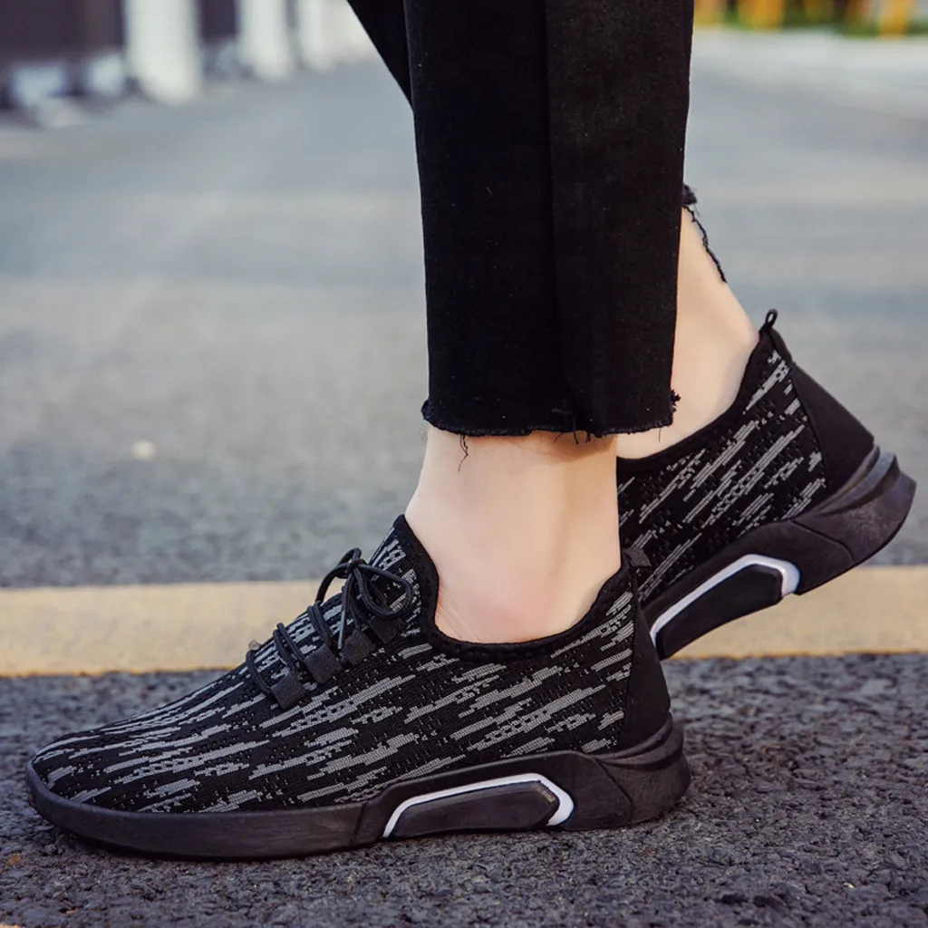 

YOUYEDIAN Summer Men's Shoes Mesh Breathable Sneakers Casual Travel Shoes zapatillas hombre deportiva #4