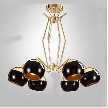 

Chandeliers Clothing Store Cafe tea Restaurant lamps lanterns Europe Type Droplight Golden Magic Beans 110-220V Chandeliers