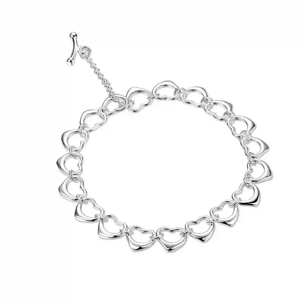 Горячая Распродажа! Посеребренный браслет для мужчин SMTH162|men bracelet|silver platedjewellery men |