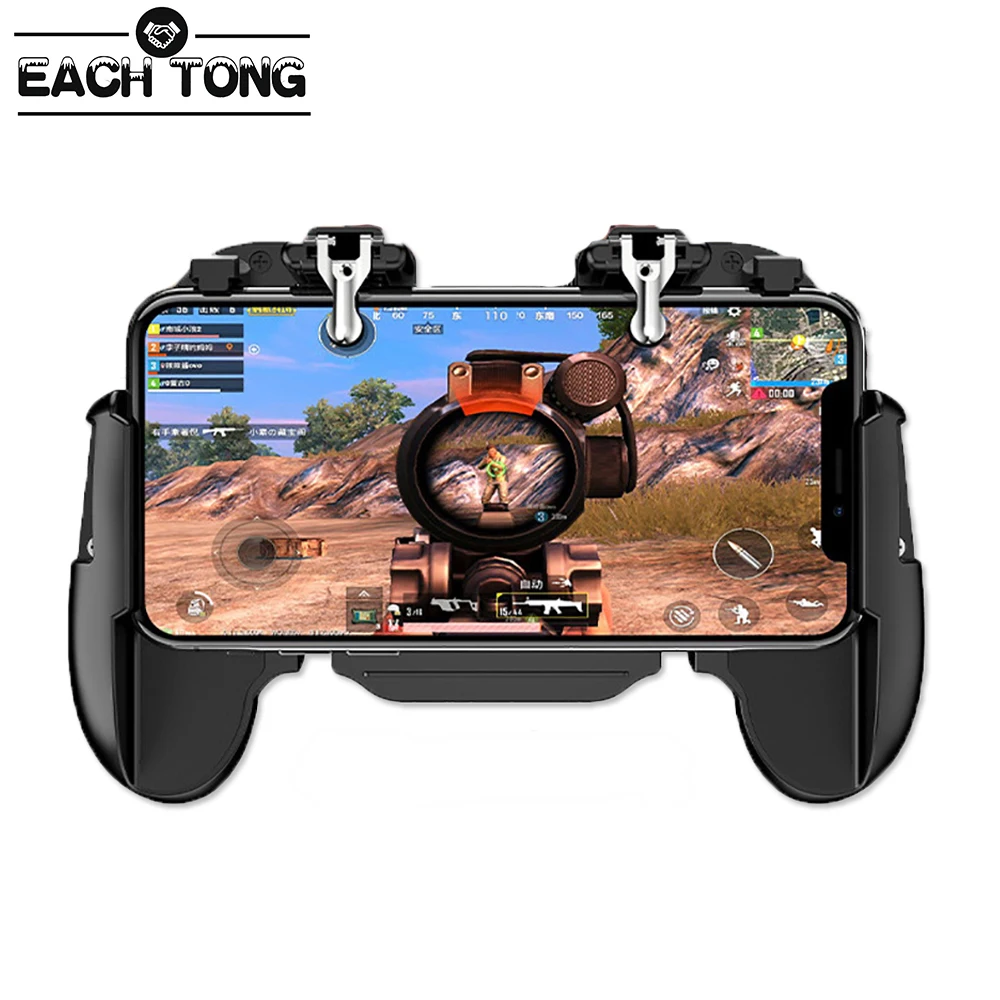 

PUBG Mobile Mobile Controller for iPhone Android Phone Game Pad Mobile Gaming Gamepad Joystick L1 R1 Triggers L1RI Fire Button