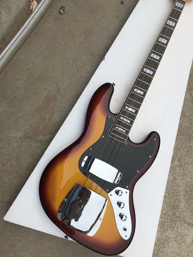 

2019 brand new VS JAZZ Electric Bass Silver fittings In-kind Shooting free delivery