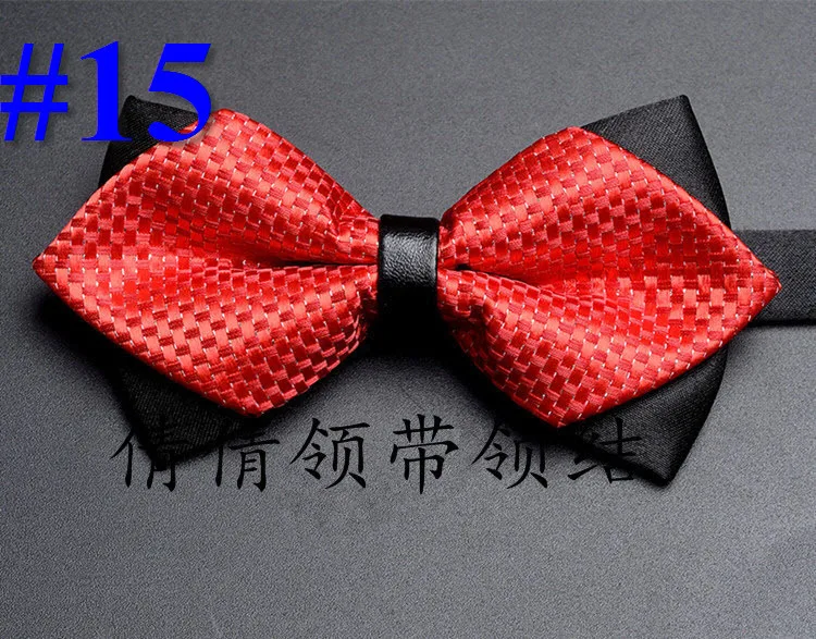 Модные 2-тон Bow Tie сетки Для мужчин и Для женщин смокинг общие вечеринку Галстуки бабочка бабочкой 30 Цвет, 100 шт