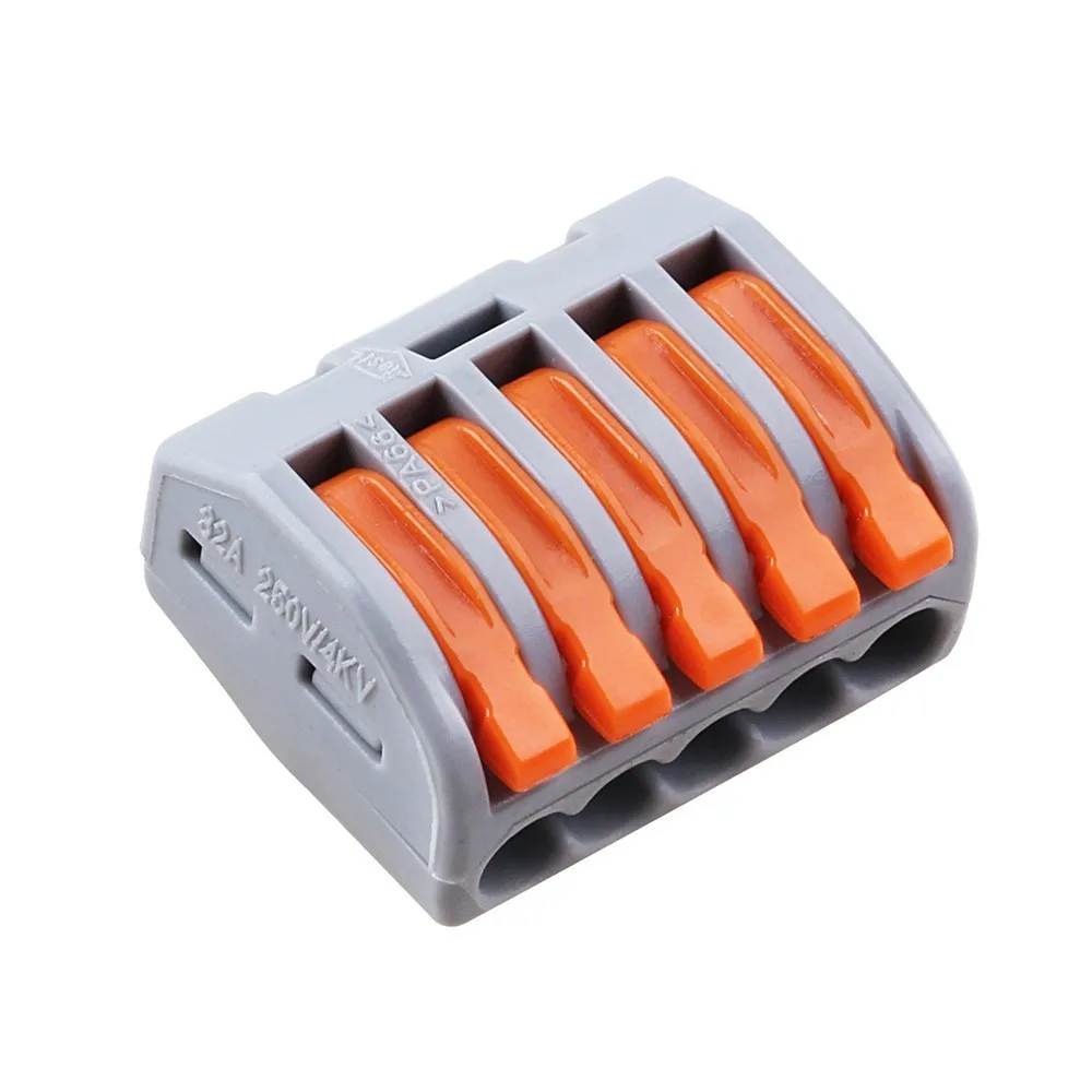 100pcs Bag 5 Pin Universal Compact Wire Connector