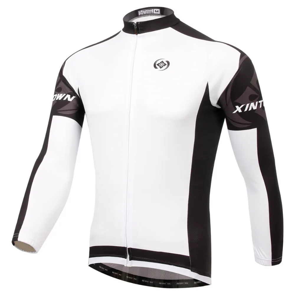 XINTOWN طويلة الأكمام الرجال/المرأة الدراجات جيرسي سريعة جاف برو الدراجة فريق MTB غطاء دراجة مايوه Ciclismo قمصان رياضية الأبيض