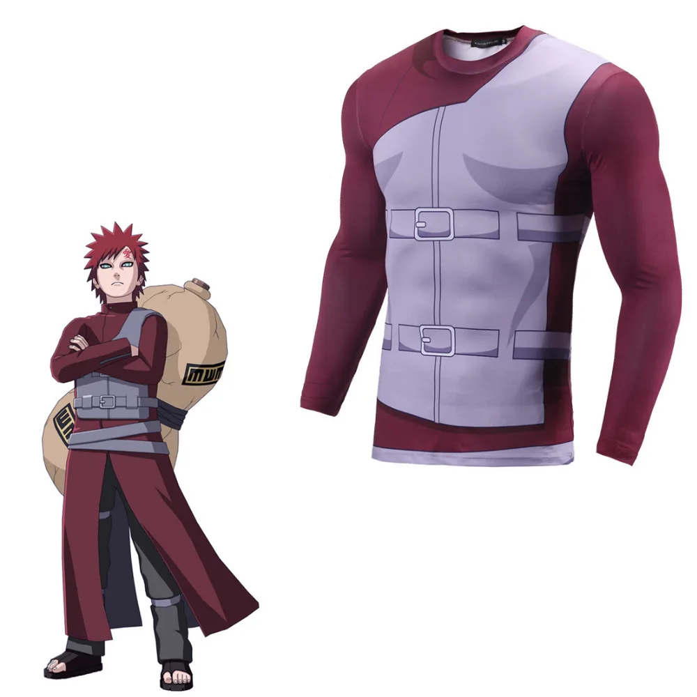 Aliexpresscom Buy LCSP NARUTO Gaara 3D Print T Shirt Cosplay