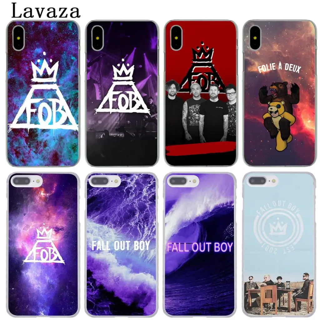 

Lavaza Fall Out Boy Hard Phone Case for iPhone XR X 11 Pro XS Max 7 8 6 6S 5 5S SE 4S 4 10 Cover