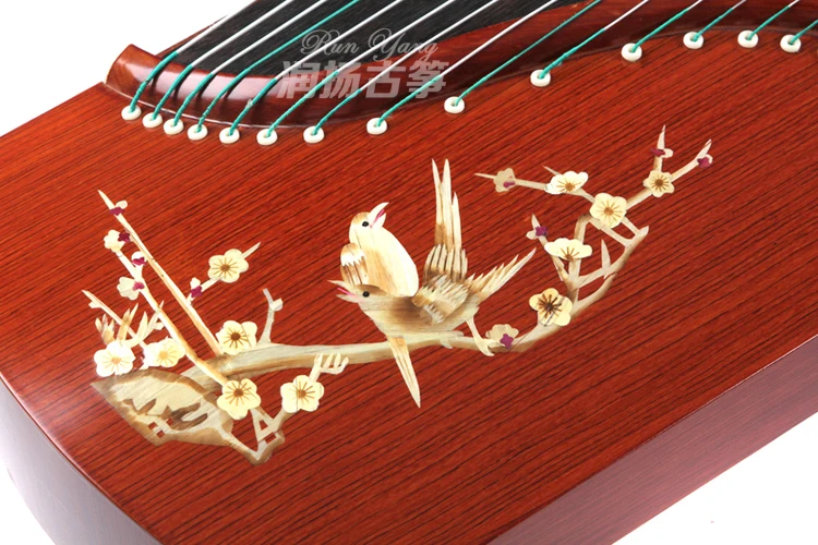 Старшие красные деревянные игры guzheng Аутентичные Музыкальные инструменты EMS