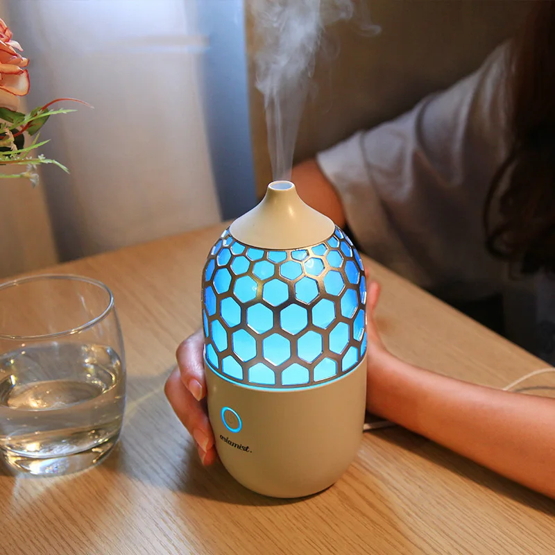 

New ELF Aroma Diffuser DC24V Timing Setting Colorful Night Light Aromatherapy Essential Oil Diffuser Desktop Air Humidifier