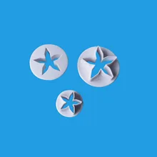 3PCS Flower Plunger Cutter Leaf Fondant Decor Sugar Craft Mold Five-Pointed Star Cookie Cutter DIY Cake Decorating Tools 3PCS Flower Plunger Cutter Leaf Fondant Decor Sugar Craft Mold Five-Pointed Star Cookie Cutter DIY Cake Decorating Tools