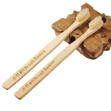 2 шт./компл. уход за полостью рта зубная щетка из натурального бамбука экологичный мягкий зуб Глубокая чистка кистей Инструмент отбеливание Brosse вмятин ряд бамбука