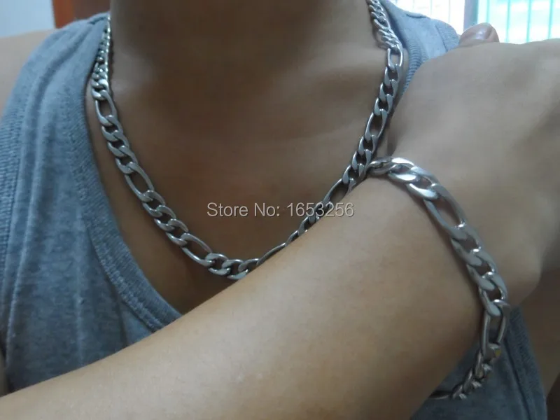 Nk Figaro Chain Necklace \u0026 Bracelet 