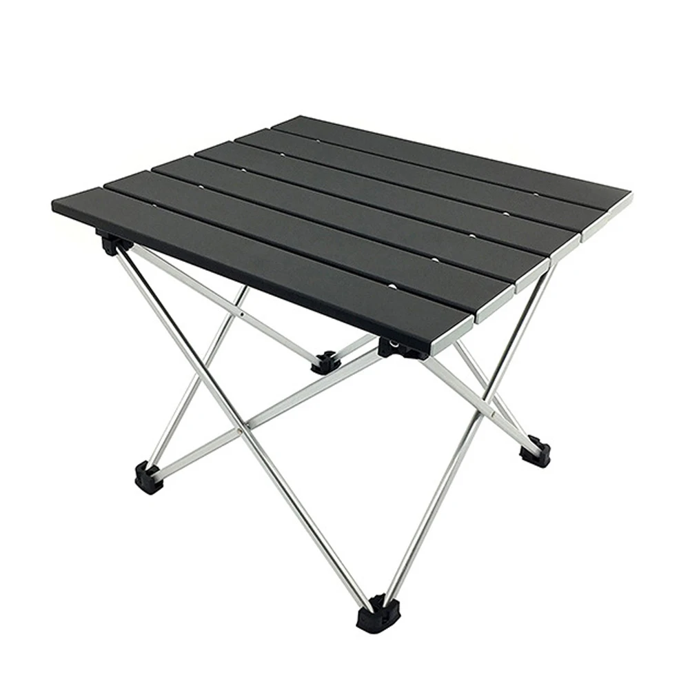 

Camping Lightweight Mini Folding Table Multiuse Portable Easy Clean Aluminium Alloy Picnic Hard Topped Desk Waterproof Durable