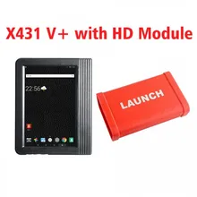 Full System Launch X431 V+ Tablet Global Version With X431 Heavy Duty Module Work On Truck