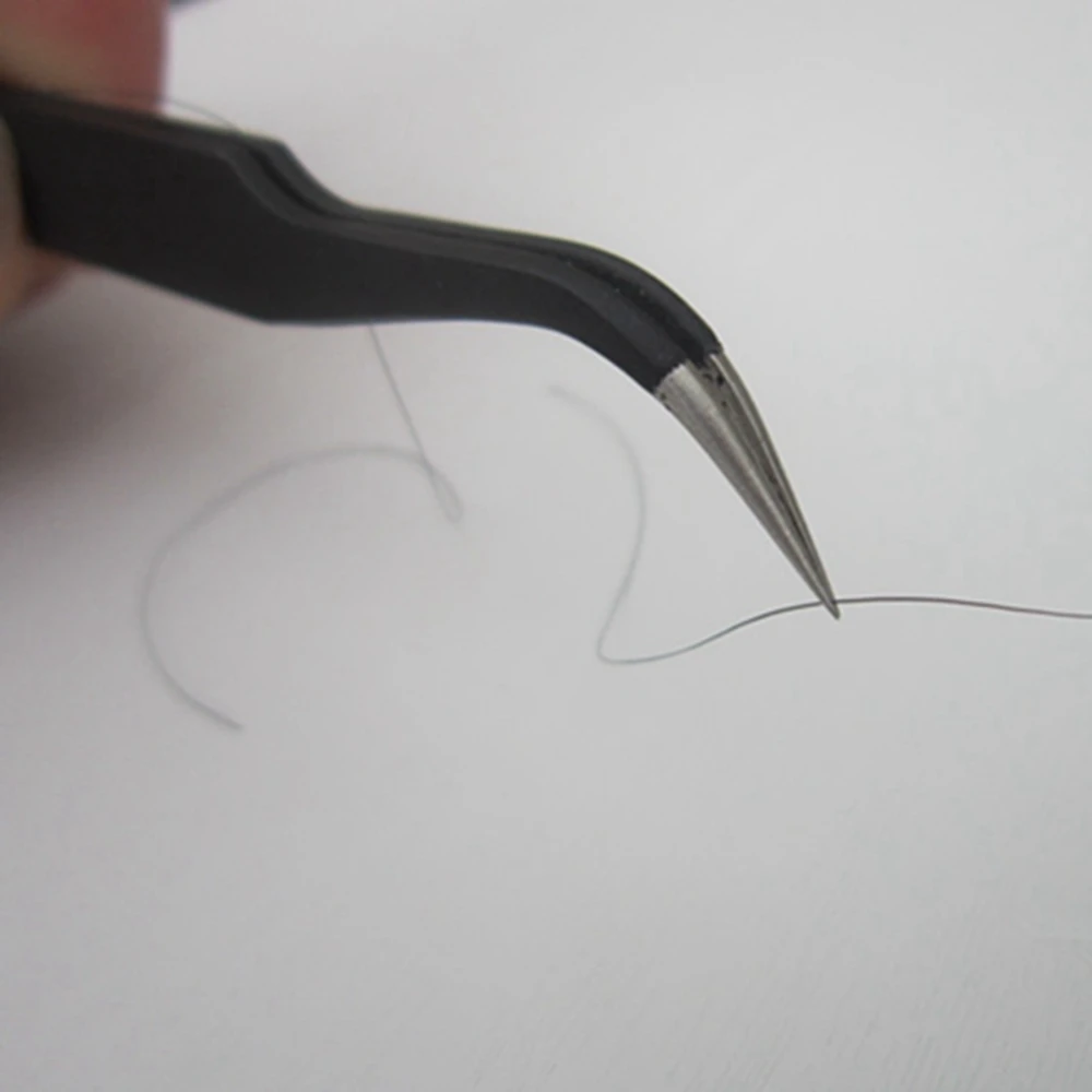 

30pcs/lot Anti-static Forceps Accurate Tweezers ESD-10/ESD-15 Straight Curved Electronic Craft Jewellery
