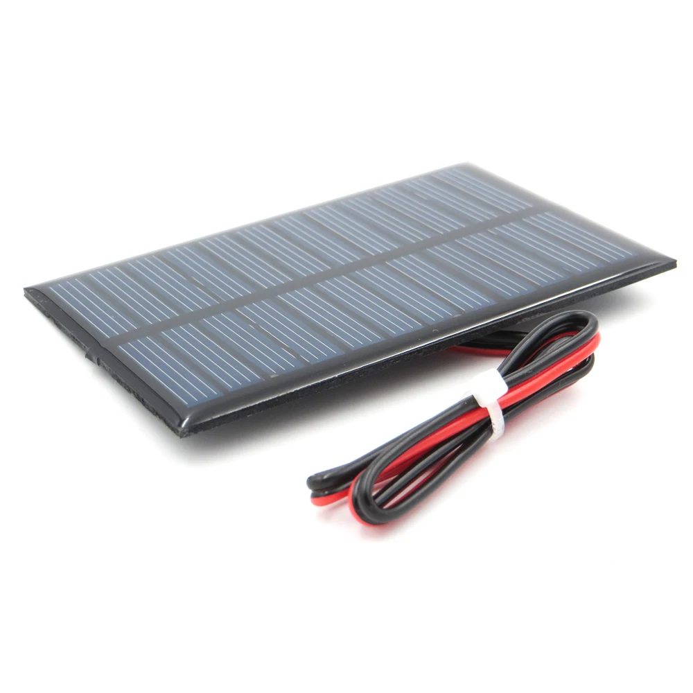 WEIJ 60mm x 90mm 5V 150mA Poly Mini Solar Cell Panel Module with 30cm Cable DIY for Charger
