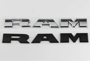 

4X Set Of RAM Matte Black RAM 3D Letters Tailgame Emblem Rear RAM Sticker for Dodge RAM 1500 2015 2016 2017 2018