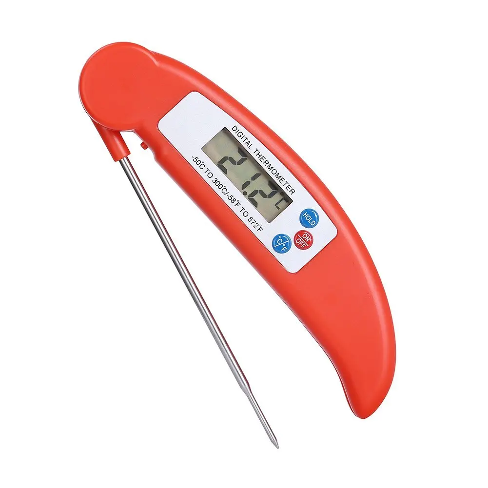 

Digital Kitchen Thermometers Temperature Meters Probe Testers with LCD Display Food Drinks Steak Grill Meat
