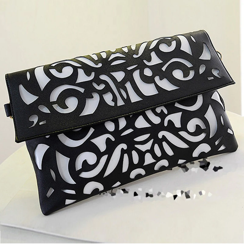

2015 new fashion trend hollow envelope bag bag multicolor women handbag messenger bags clutch