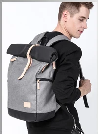KAKA, модный мужской рюкзак для путешествий, водонепроницаемый, 15,6, рюкзак для ноутбука, унисекс, большой объем, USB порт, мужской рюкзак с защитой от кражи