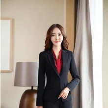 Офисные женские куртки с длинным рукавом Осень Зима блейзеры пальто для женщин Деловые женские Топы блейзер верхняя одежда размера плюс черный