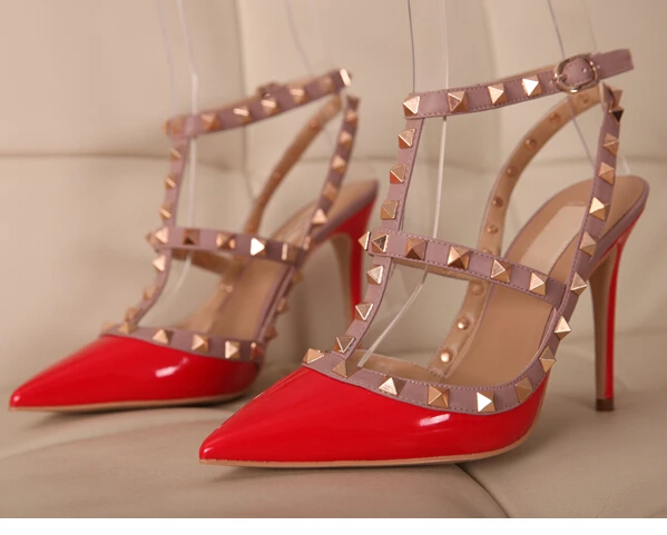 heels with studs brand