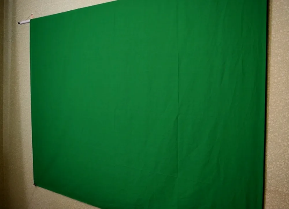 Photo lighting studio Chromakey green screen Muslin background backdrop 2X3M