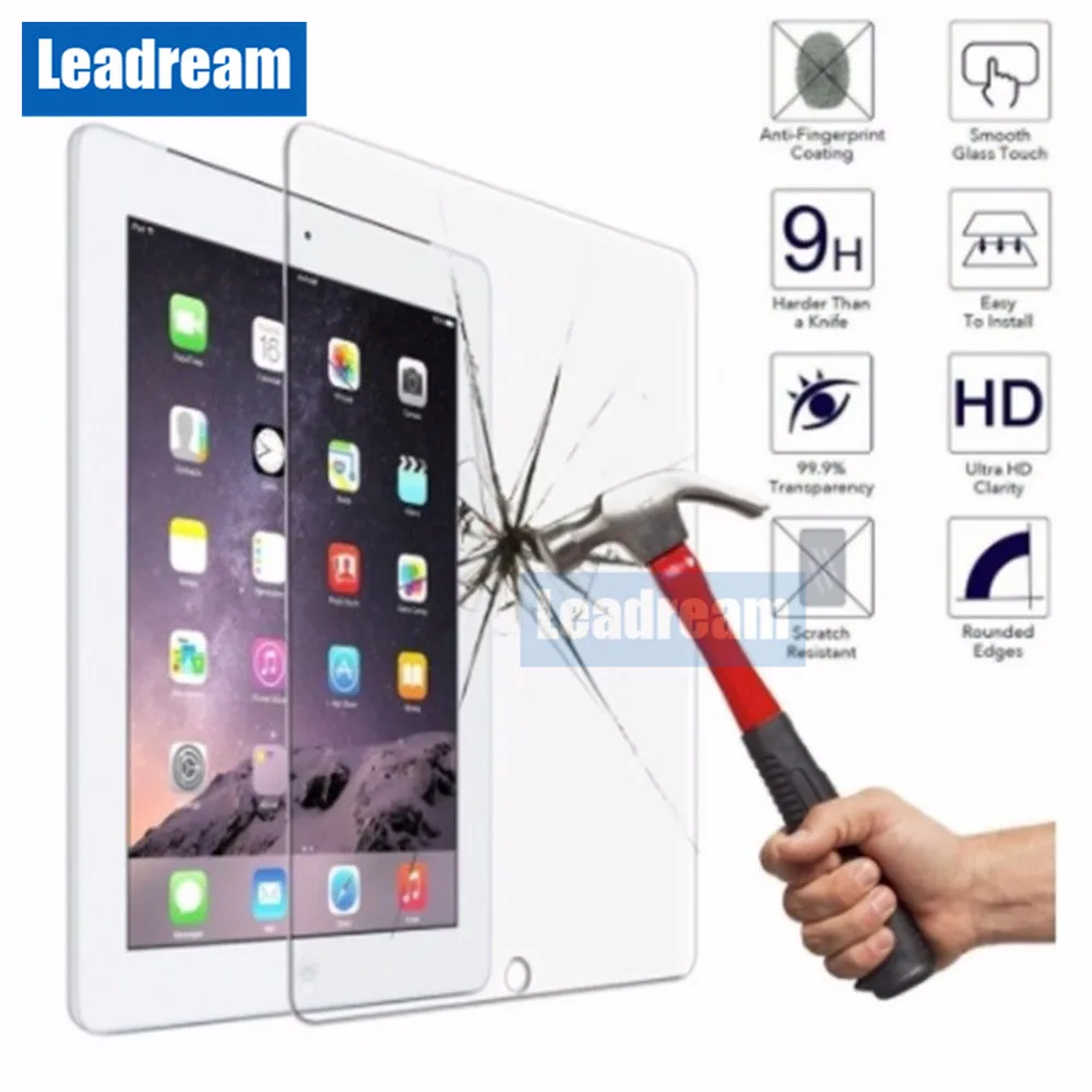 50 шт. 9H закаленное стекло 2.5D 0,3 мм Защитная пленка для Ipad Mini 1 2 3 4 5 DHL