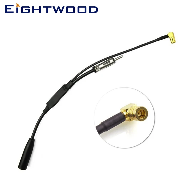 Eightwood DAB DAB + Antenne Splitter Adapter SMB Stecker Auto Radio Aktive  Antenne für Alpine JVC Kenwood Pioneer Sony Radio - AliExpress