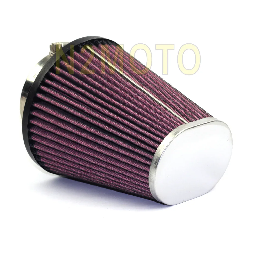 

High Flow Red Air filter Element Oval Tapered RC-3680 For HARLEY DAVIDSON ROAD KING GLIDE SCREEMER