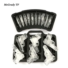 Пуля для ружья Форма силиконовый инструмент для льда Форма для льда поднос для Льда фруктовое мороженое производитель барная Питьевая аксессуары барные инструменты