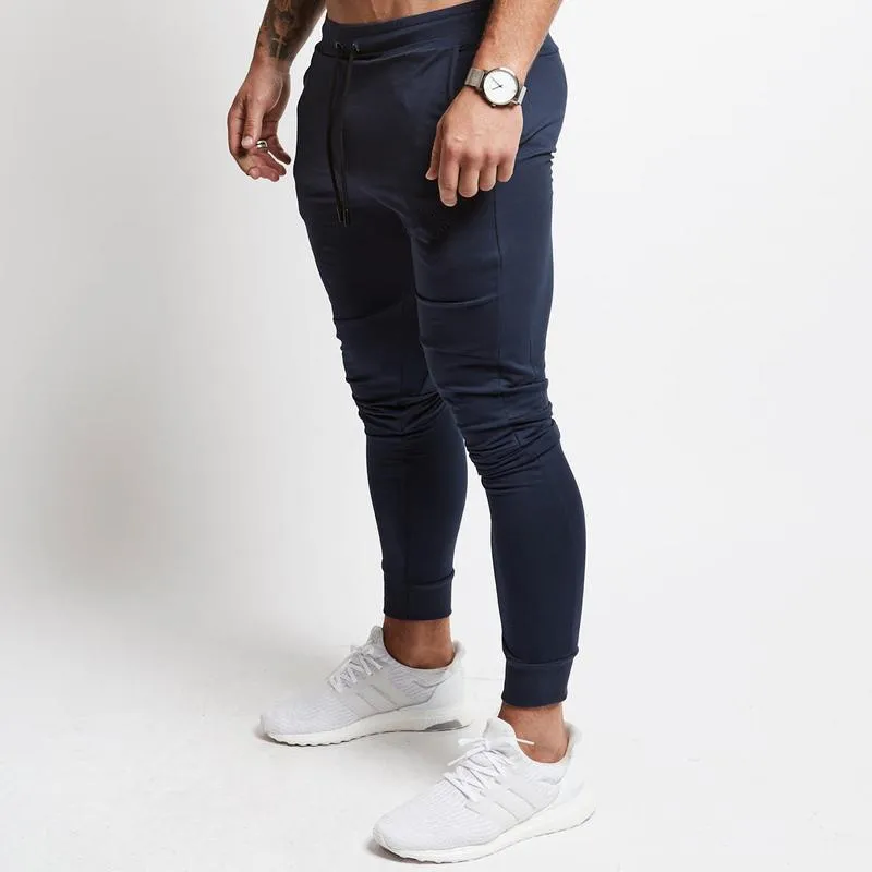 2019 Модные мужские спортивные брюки штаны для бега фитнес повседневные длинные штаны мужские спортивные лосины спортивные брюки