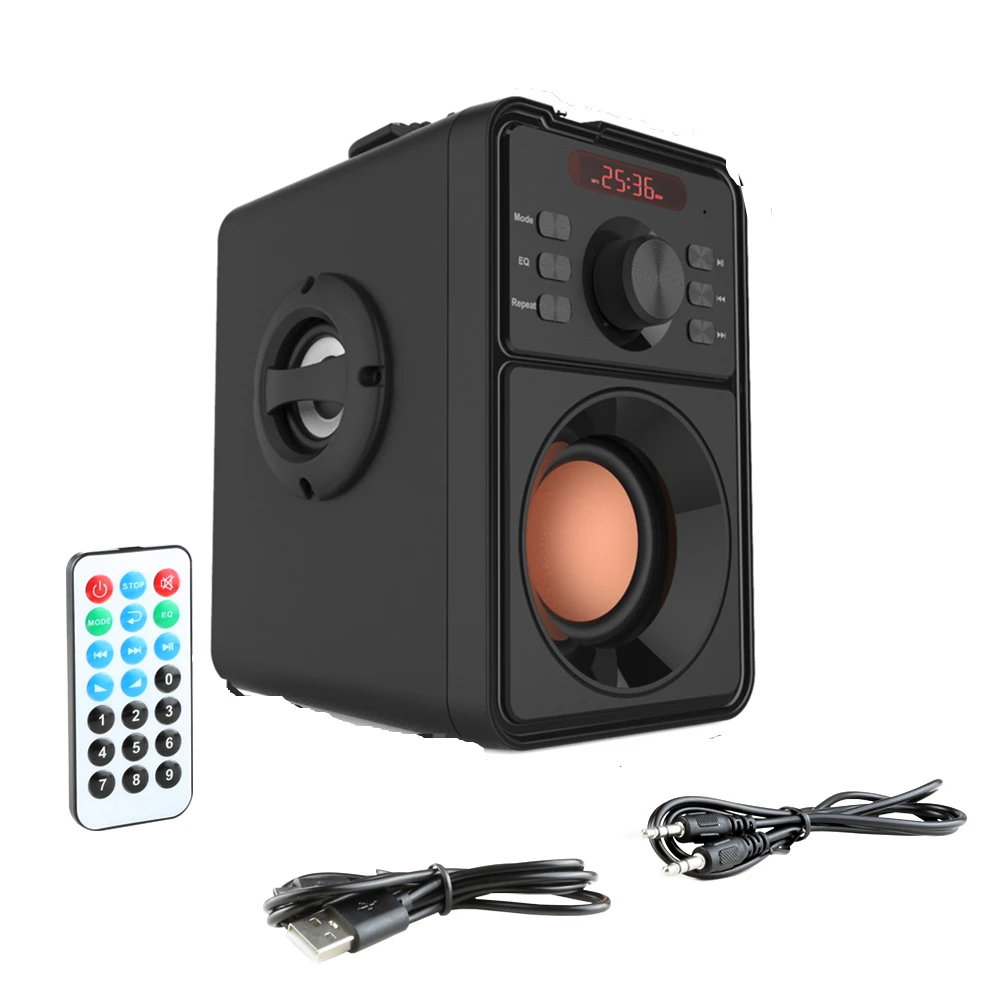 3000mAh 2 1 Stereo Subwoofer Bluetooth Speaker Portable Wireless TF Card FM Radio USB Stereo Soundbar